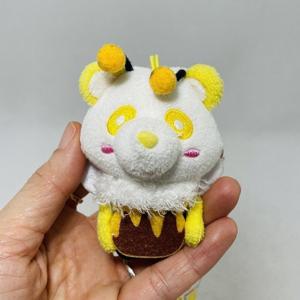 Furyu Jamma Amg Eh Panda Bumble Bee Finger Puppet Small Mini Play Toy Doll Plush